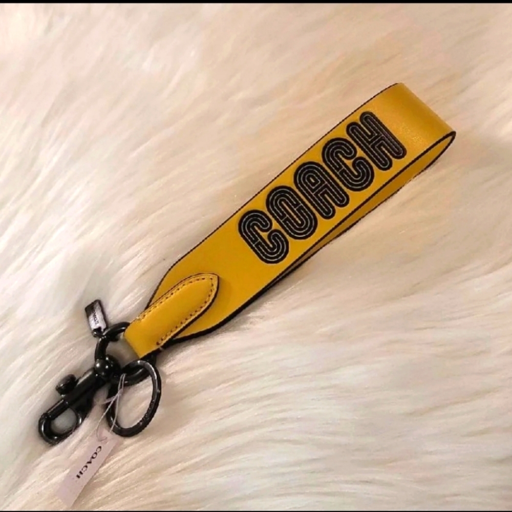 Coach Loop Key Fob With Coach Patch Gunmetal Retr… - image 5